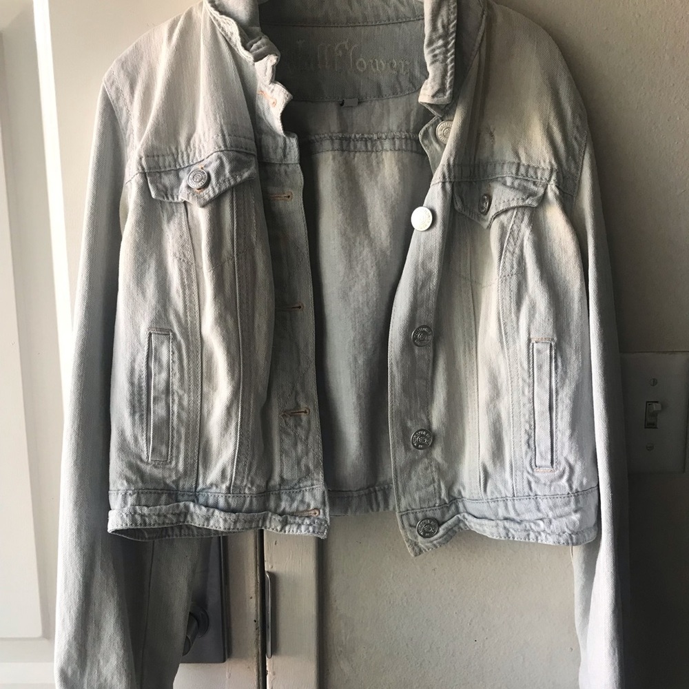 Light wash jean jacket